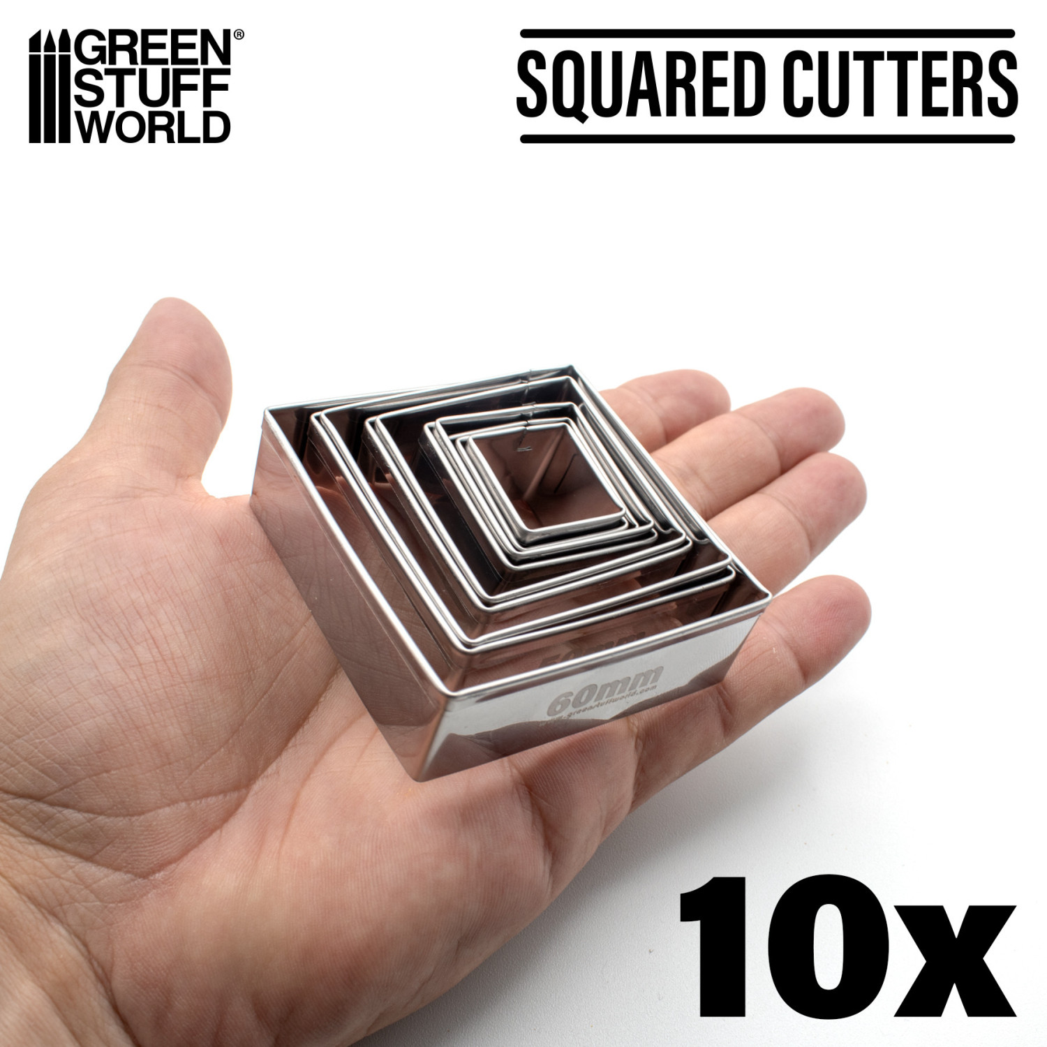 Négyzet alakú vágó méretei